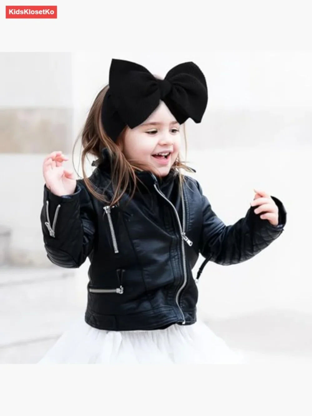 Big Bows Hairband for Baby Girls 2 Pack Soft Stretchy Headbands